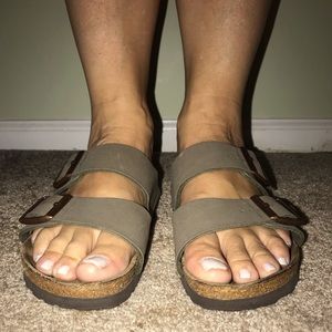 Olive Green Birkenstock’s
